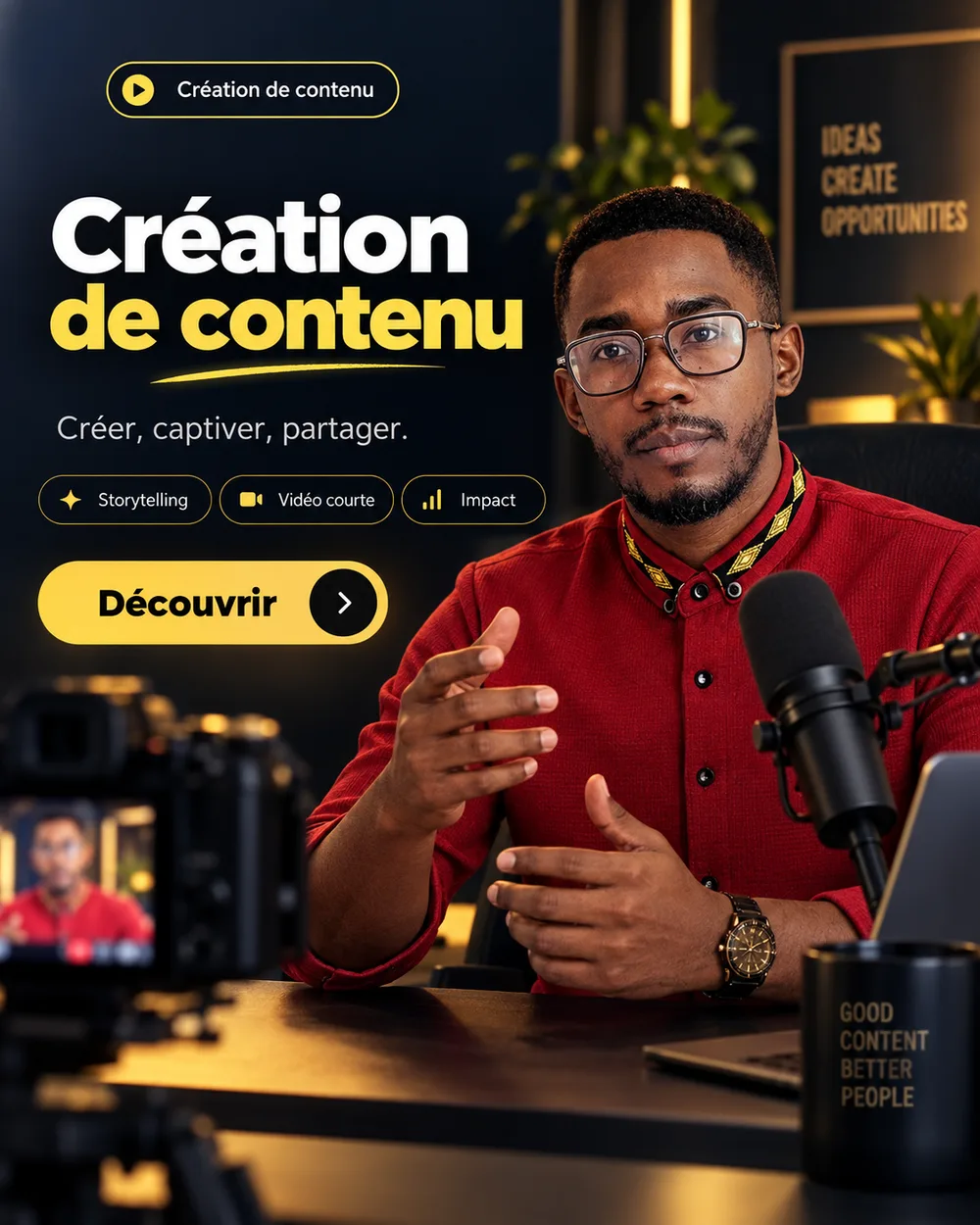 Affiche de la formation Canva Pro & Création de contenu